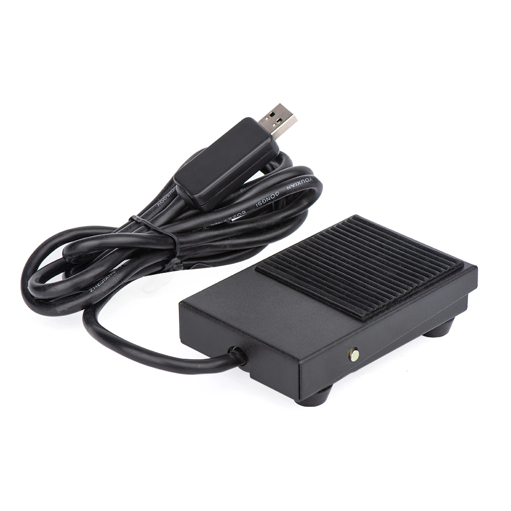 Hot Sale and Nice Price Black Inrico Foot Pedal USB Foot Switch